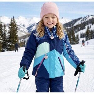 Obermeyer Girls Size 7 Lissa Ski Jacket Snow Coat